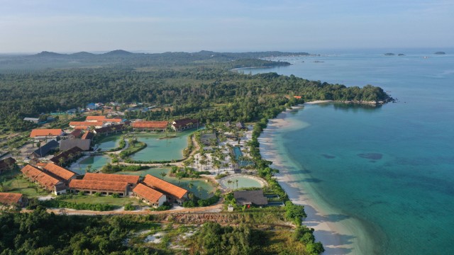 Kawasan Ekonomi Khusus (KEK) Tanjung Kelayang di Belitung, Kepulauan Bangka Belitung. 