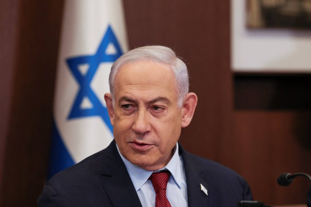 Perdana Menteri Israel Benjamin Netanyahu. Foto: RONEN ZVULUN / POOL / AFP