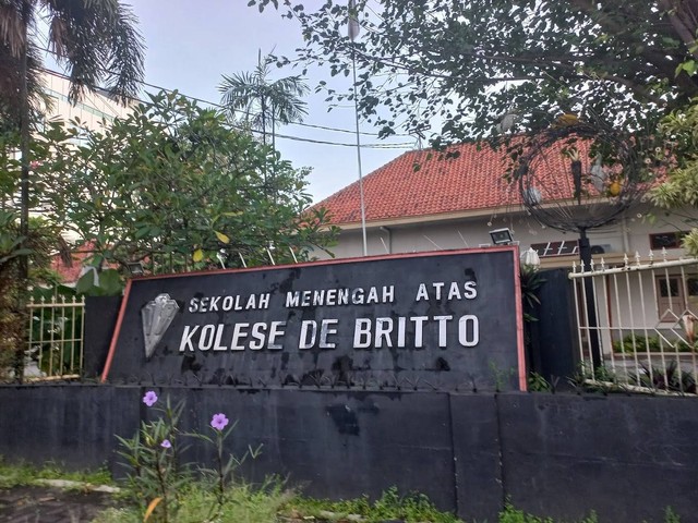 SMA Kolese De Britto Yogyakarta. Foto: SMA Kolese De Britto