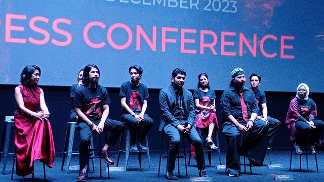 Konferensi Pers Film Siksa Neraka. Foto: Aprilandika Pratama/kumparan