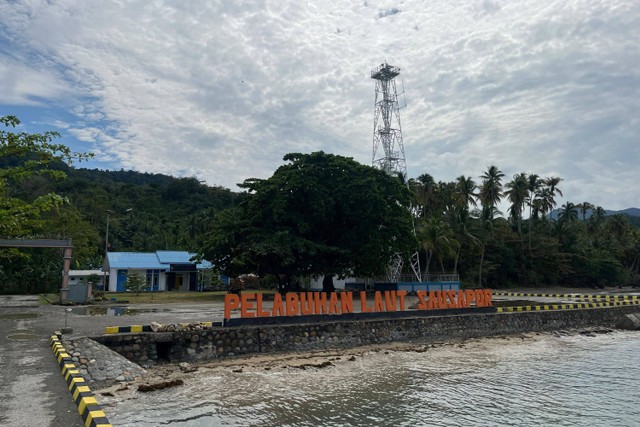 Pelabuhan Laut Sausapor, Kabupaten Tambrauw, Papua Barat Daya. Foto: Zahra Rizaldy/kumparan