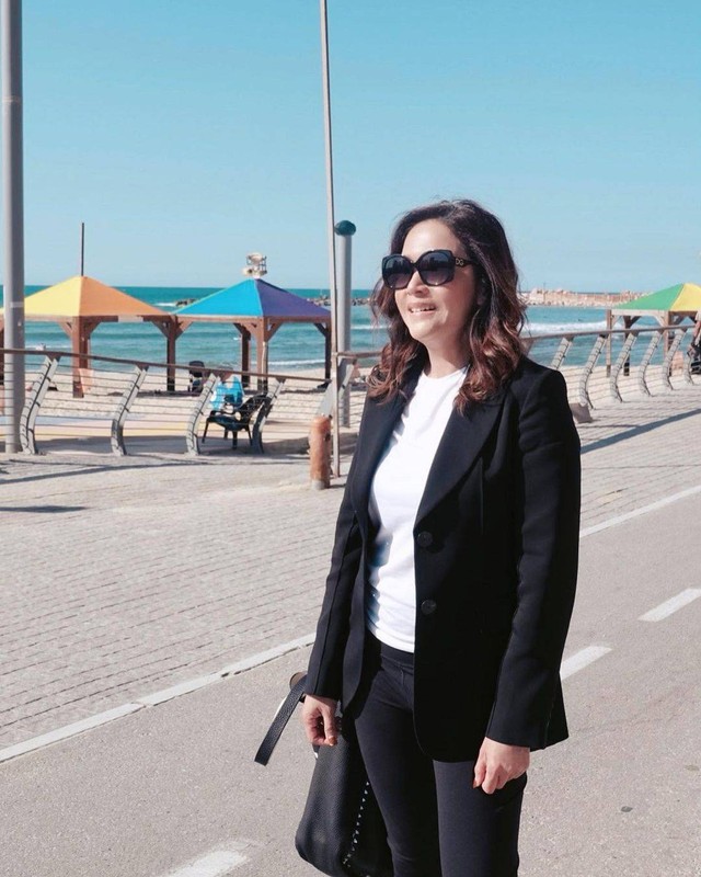 Maia Estianty di Tel Aviv. Foto: Instagram/@maiaestiantyreal