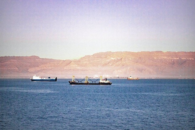 Kapal di Terusan Suez (Foto: pexels/Eric Seddon)