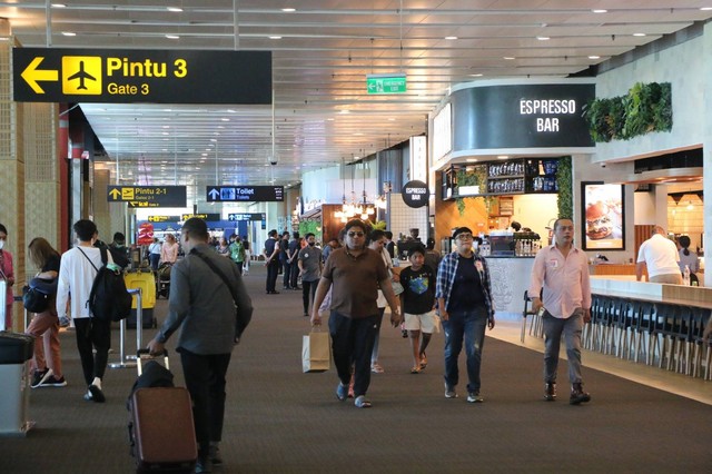 Situasi Bandara Internasional I Gusti Ngurah Rai menjelang libur Natal dan Tahun Baru (Nataru) 2023-2024. Foto: Dok. Bandara Ngurah Rai