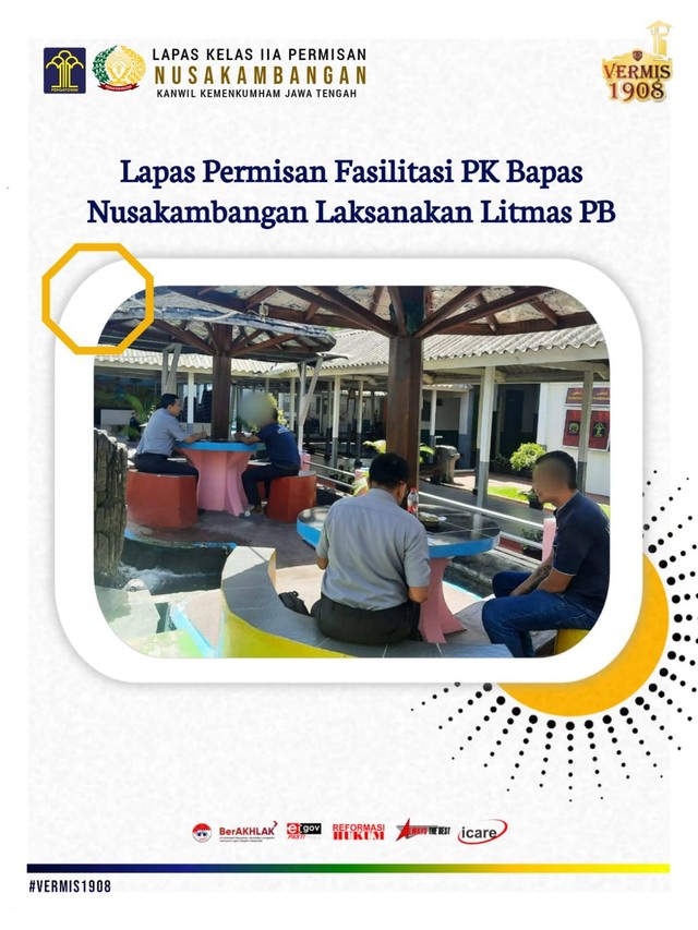 Lapas Permisan Fasilitasi PK Bapas Nusakambangan Laksanakan Litmas PB ...