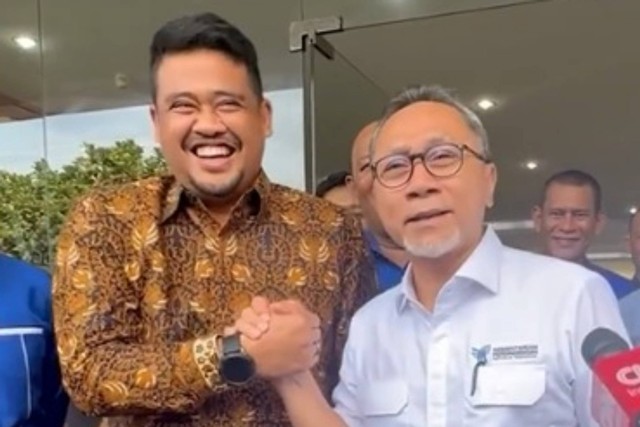 Zulhas dan Bobby Nasution. Foto: Instagram/@zul.hasan