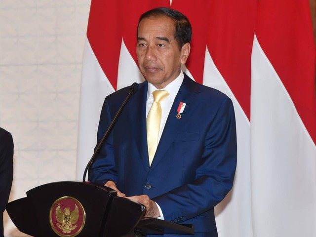 Presiden Jokowi gelar konfrensi press sebelum berangkat menuju Jepang, Sabtu (16/12). Foto: Dok. Rusman - Biro Pers Sekretariat Presiden