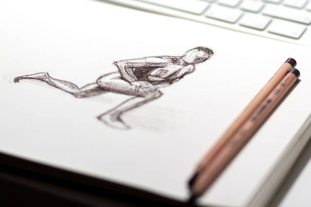 Ilustrasi Teknik-Teknik Menggambar. Sumber: Unsplash/Lavi Perchik