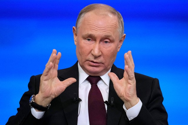 Presiden Rusia Vladimir Putin. Foto: Alexander Zemlianichenko / POOL / AFP