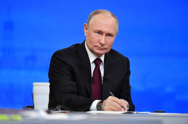 Presiden Rusia Vladimir Putin. Foto: Alexander Zemlianichenko / POOL / AFP