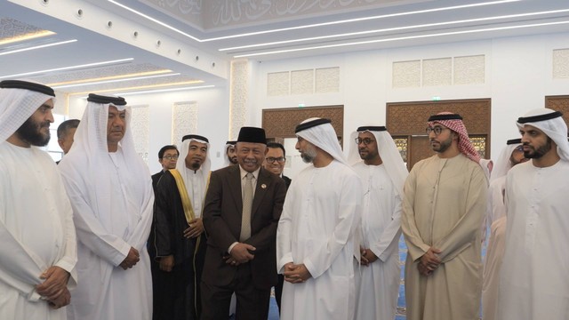 Masjid Presiden Jokowi di Abu Dhabi resmi dibuka Foto: KBRI Abu Dhabi