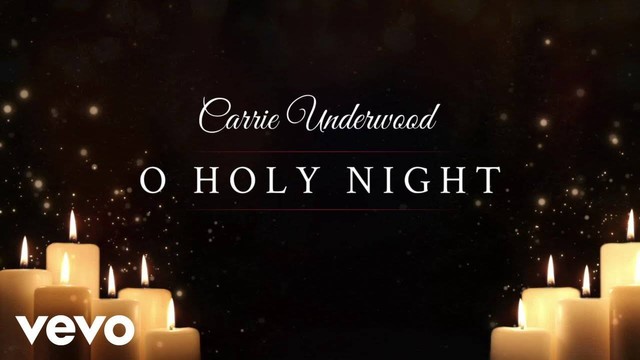 Ilustrasi cover lagu O Holy Night yang dibawakan oleh Carrie Underwood. Foto: YouTube/Carrie Underwood