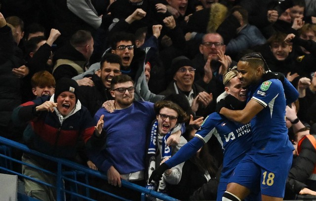 Chelsea vs Newcastle United di Piala Liga inggris. Dok: DYLAN MARTINEZ/Reuters