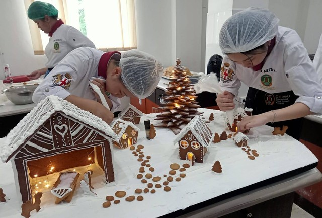 Miniatur kota Betlehem dari roti jahe. Foto-foto: Masruroh/Basra