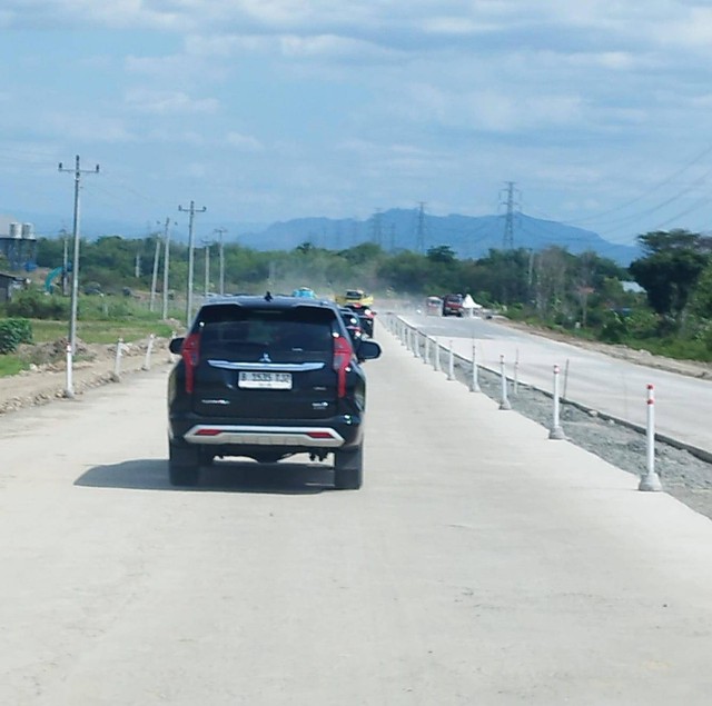 Jalan tol Solo-Yogyakarta yang akan dibuka fungsional saat libur Nataru. Dok: Angga Sukmawijaya