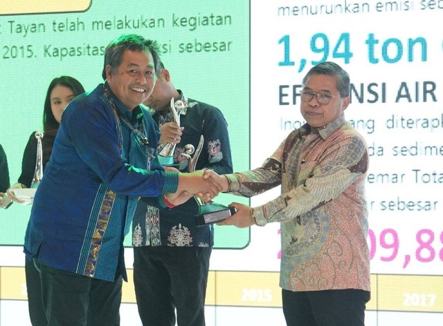 PT Bukit Asam Tbk (PTBA) sukses meraih 2 peringkat Emas dalam Program Penilaian Peringkat Kinerja Perusahaan dalam Pengelolaan Lingkungan Hidup (PROPER) tahun 2023. Foto: PTBA