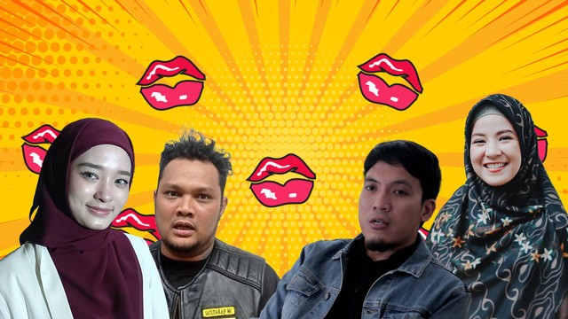 Selebriti yang bercerai sepanjang tahun 2023. Foto: kumparan