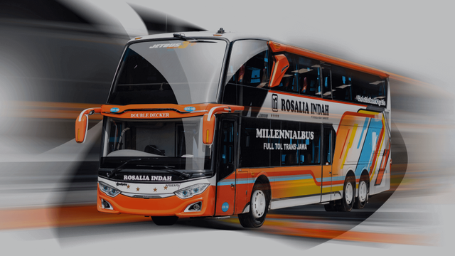 Ilustrasi bus Rosalia Indah. Foto: PT. Rosalia Indah Transport