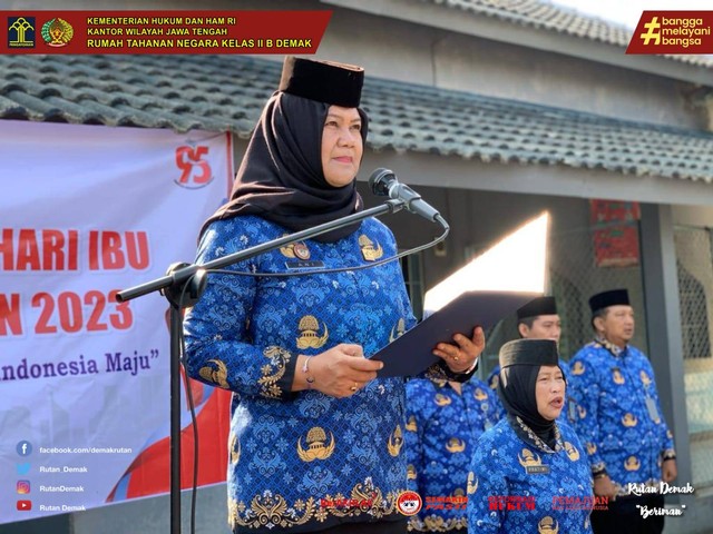 Bukan Mother's Day, Rutan Demak Lakukan Upacara Peringatan Hari Ibu Tahun 2023