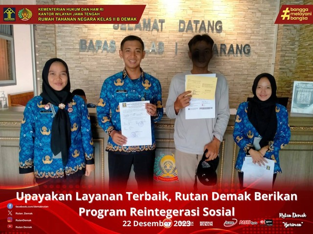 Rutan Demak Berikan Kesempatan Baru dengan Hak Bersyarat