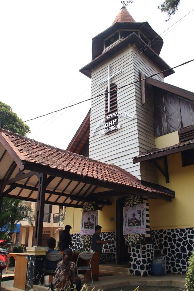 Gereja Kristen Pasundan (GKP) di Kabupaten Cianjur, Jawa Barat. Foto: kumparan