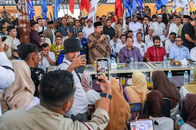 Kode Jempol Prabowo Saat Ngopi Bareng SBY, AHY, Dan Eks Panglima GAM ...