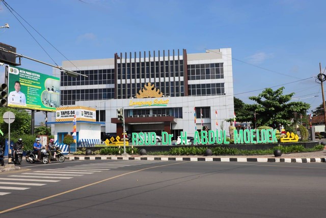 Rumah Sakit Umum Daerah Abdul Moeloek (RSUDAM) Lampung. | Foto : Dok. RSUDAM