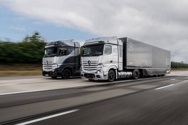 Truk Mercedes-Benz GenH2 Hidrogen. Foto: dok. Daimler Truck