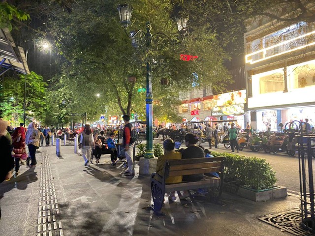 Suasana kawasan Malioboro saat musim libur nataru. Foto: M Wulan/Tugu JOgja