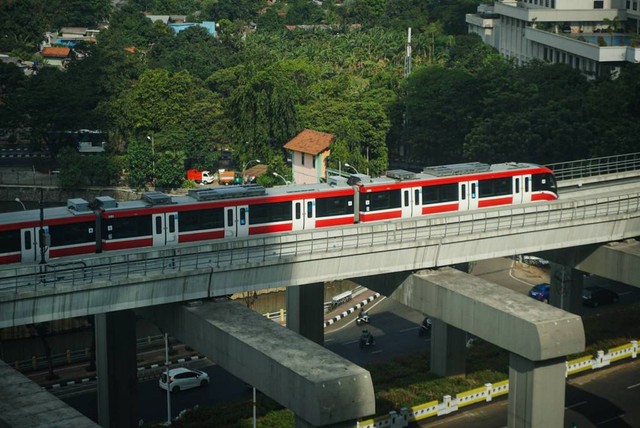 Ilustrasi LRT Jakarta. Foto: Iqbal Firdaus/kumparan