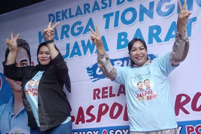 Acara 'Komunitas Masyarakat Tionghoa Gabung Gaspoll Bro Jabar Dukung Prabowo-Gibran', Kabupaten Bogor, Sabtu (30/12/2023). Foto: Dok. Istimewa