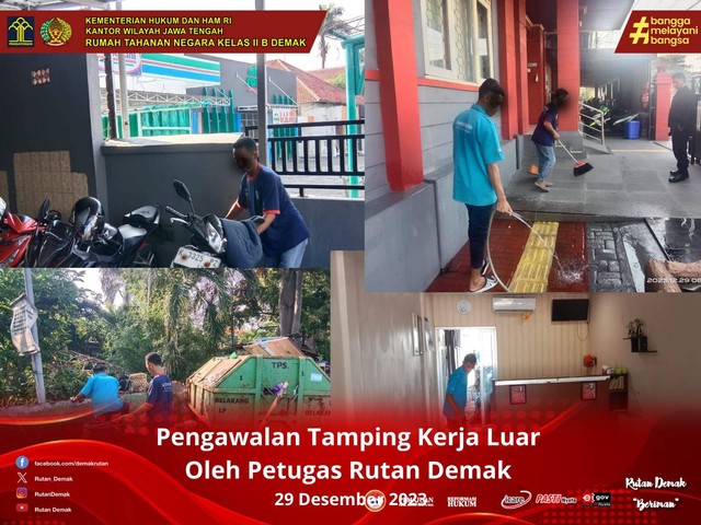 Pengawas Profesional: Petugas Rutan Lakukan Pengawasan dan Pengawalan Tamping 