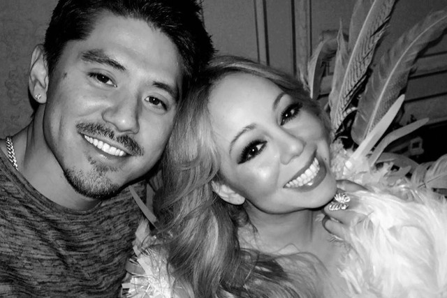 Mariah Carey dan Bryan Tanaka. Foto: Instagram/@bryantanaka