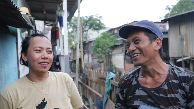 Adi (40), salah satu warga Cilincing yang rumahnya didatani Prabowo. Foto: Dok. Istimewa