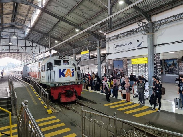 Ilustrasi suasana Stasiun Lempuyangan, Yogyakarta.  Foto: KAI Daop 6