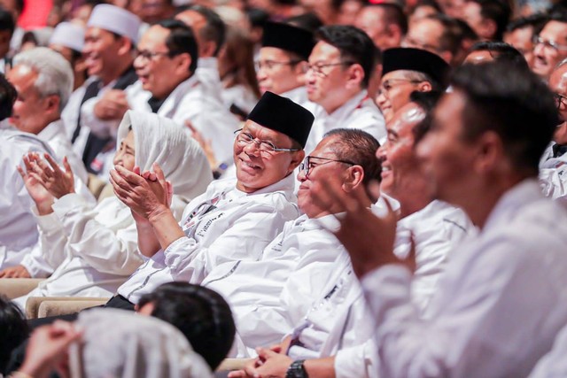 Plt Ketum PPP Mardiono di Djakarta Theater. Foto: Dok. Istimewa