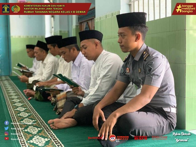 WBP Demak Satukan Hati dalam Doa Tahun Baru