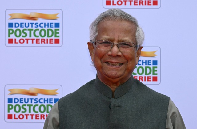 Peraih Nobel asal Bangladesh, Muhammad Yunus. Foto: INA FASSBENDER / POOL / AFP