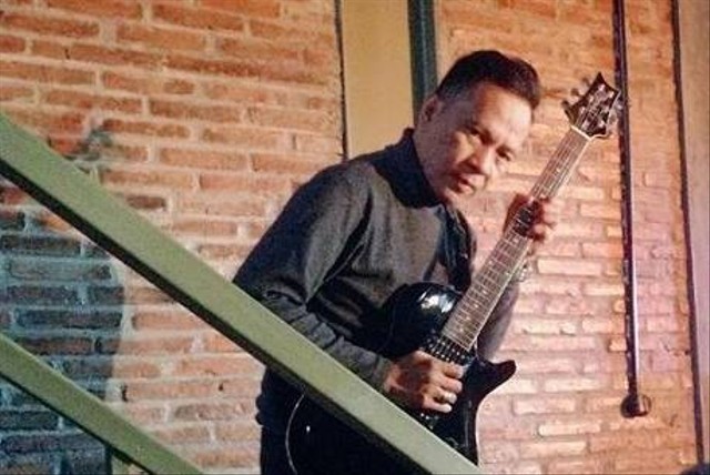 Mantan gitaris Stinky, Ndhank Surahman Hartono. Foto: Instagram/@ndhank_s_hartono