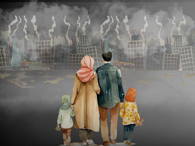 ilustrasi krisis kemanusiaan yang di alami etnis rohingya. foto roszie/pixabay