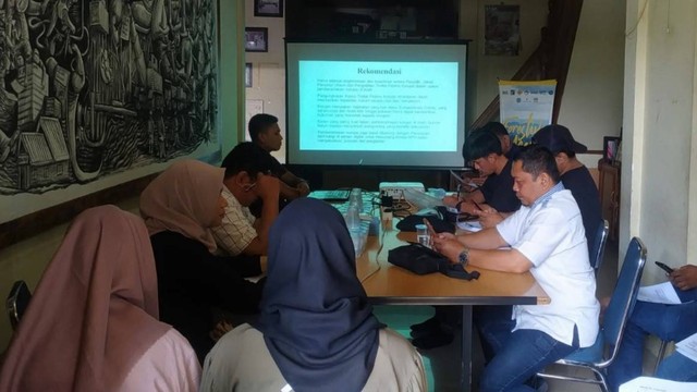 Konferensi pers di kantor MaTA, Banda Aceh. Foto: acehkini