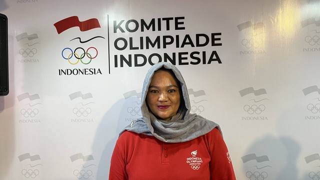 Legenda Tenis Meja Indonesia, Rossy Pratiwi Dipoyanti, dalam konferensi pers Menjaga Merah Putih di Kantor NOC Indonesia, Jakarta, Jumat (5/1). Foto: Jodi Hermawan/kumparan