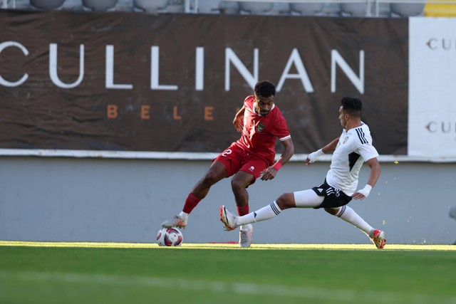 Pertandingan Timnas Indonesia vs Libya di Turki. Foto: PSSI