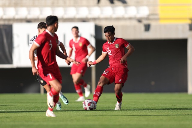 Pertandingan Timnas Indonesia vs Libya di Turki. Foto: PSSI