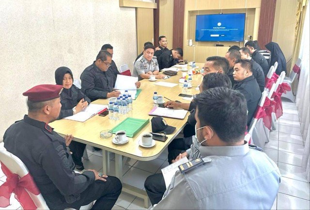 Rapat Awal Tahun Lapas Kelas I Malang ( dok Humas Lapas Kelas I Malang)