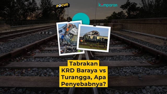 Cover collection Focus tabrakan KRD Baraya vs Turangga. Foto: Dok. kumparan