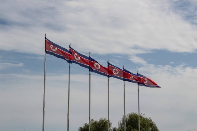 Ilustrasi Bendera Korea Utara: Foto: Unsplash/Micha Brandli