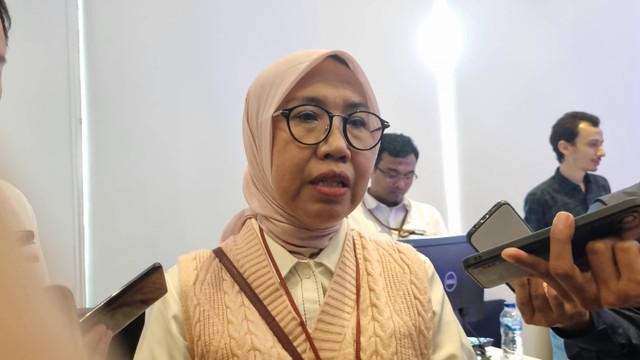 Direktur Penyuluhan, Pelayanan, dan Hubungan Masyarakat DJP Dwi Astuti di Kantornya, Senin (8/1/2023). Foto: Ave Airiza Gunanto/kumparan