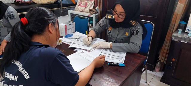 Lapas Perempuan Palembang rutin Lakukan Screening Hiv Bagi Warga Binaan Baru