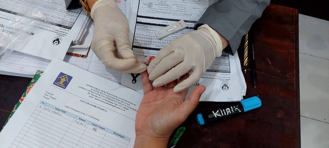 Lapas Perempuan Palembang rutin Lakukan Screening Hiv Bagi Warga Binaan Baru (1)